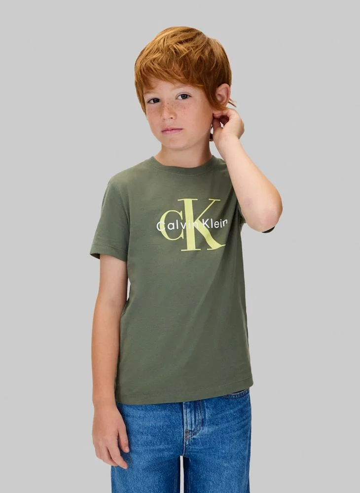 Calvin Klein Jeans Kids Graphic Crew Neck T-Shirt