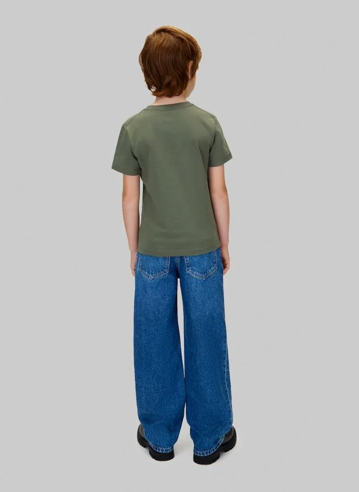 Calvin Klein Jeans Kids Graphic Crew Neck T-Shirt