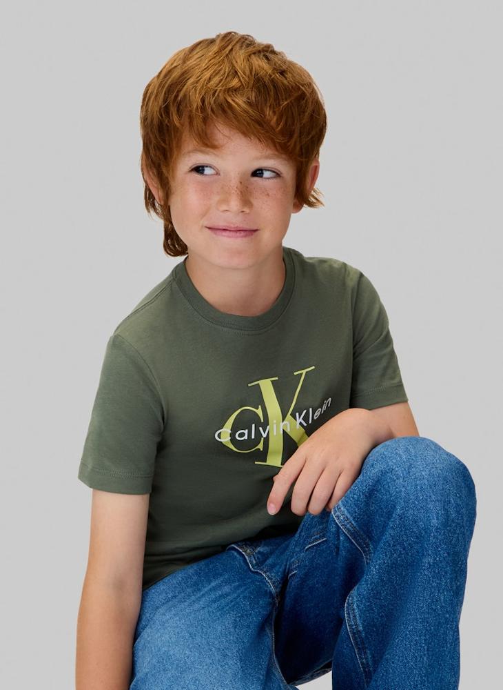Calvin Klein Jeans Kids Graphic Crew Neck T-Shirt - Image 3