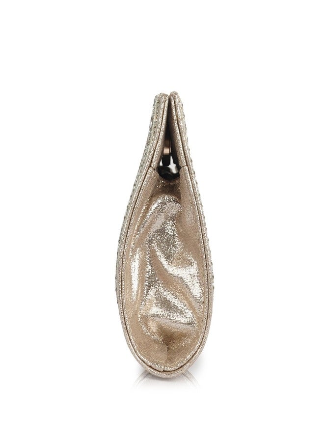 PLANX SILK Stylish Fancy Unique Designer Potli Bag - Embroidered Pearl Handle Festive Clutch - Image 4