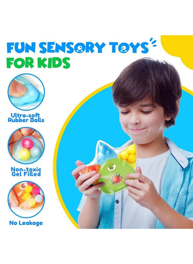 LESONG Color Sorting Sensory Toys for Toddlers: 4-Pack Fine Motor Skills Game - Preschool Learning Activities Fidgets for Classroom Travel - Montessori Toys for 3+ Year Old Toddlers Boys & Girls - Image 2