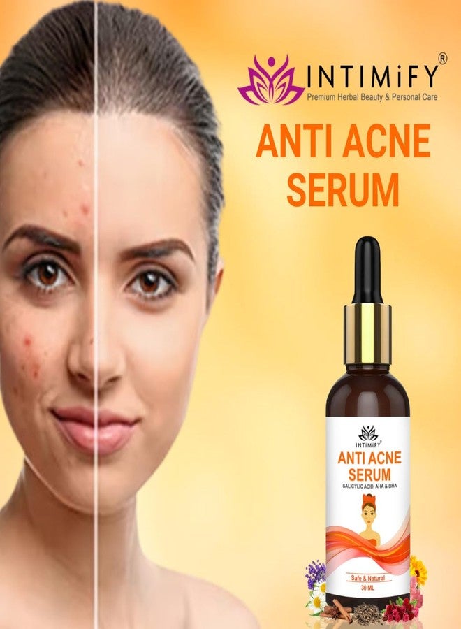 INTIMIFY سيروم إنتيميفاي المضاد لحب الشباب للوجه، سيروم لعلاج حب الشباب والبثور والبشرة الدهنية للرجال والنساء 30 مل (عبوة واحدة) - Image 2