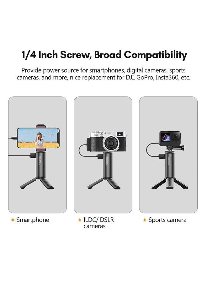 Ulanzi - Ulanzi BG-4 Multifunctional Battery Handle Extension Grip Portable Charging Power Bank - Image 1
