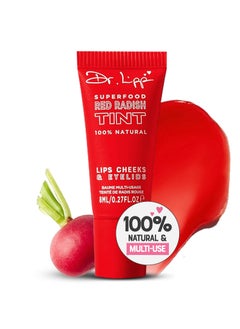 DR LIPP Superfood Lip  8ml  4in1 Tinted Balm for Lips Cheeks  Eyes  Ultra Moisturizing 100 Natural FragranceFree  CrueltyFree
