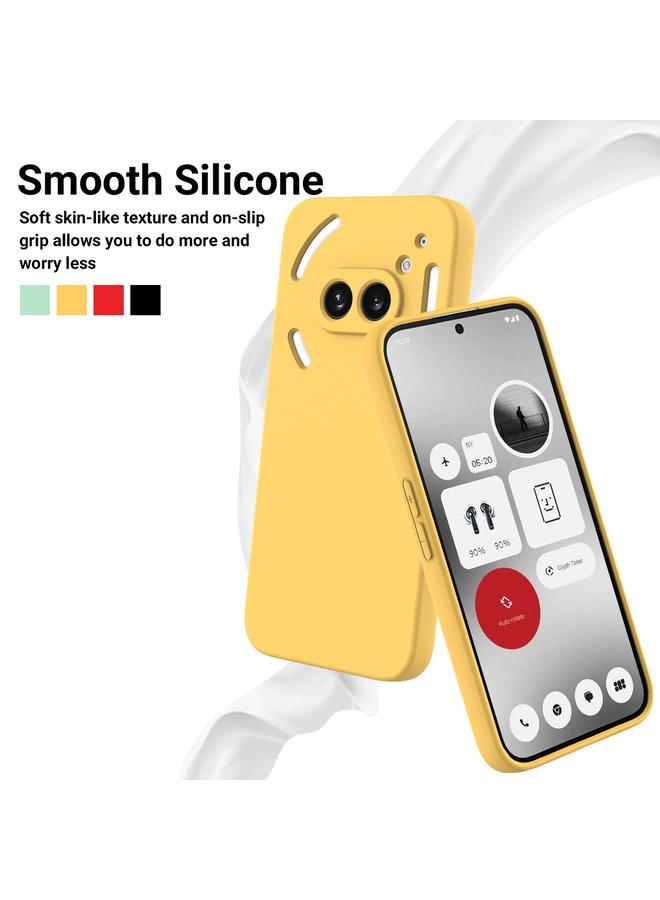 S-TOP Case For Nothing Phone 2a Pure Color Liquid Silicone Shockproof Phone Case - Image 3