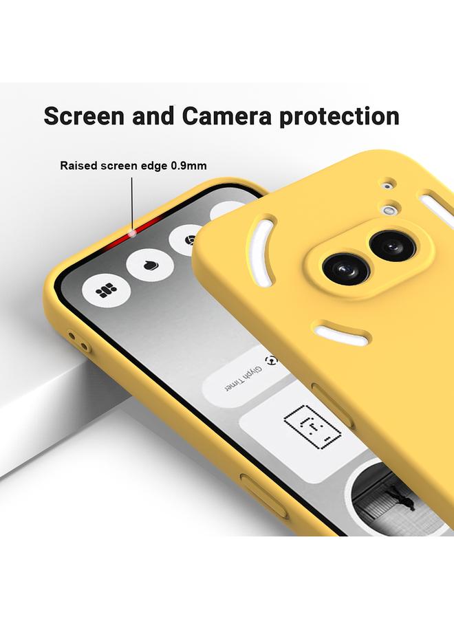 S-TOP Case For Nothing Phone 2a Pure Color Liquid Silicone Shockproof Phone Case - Image 4