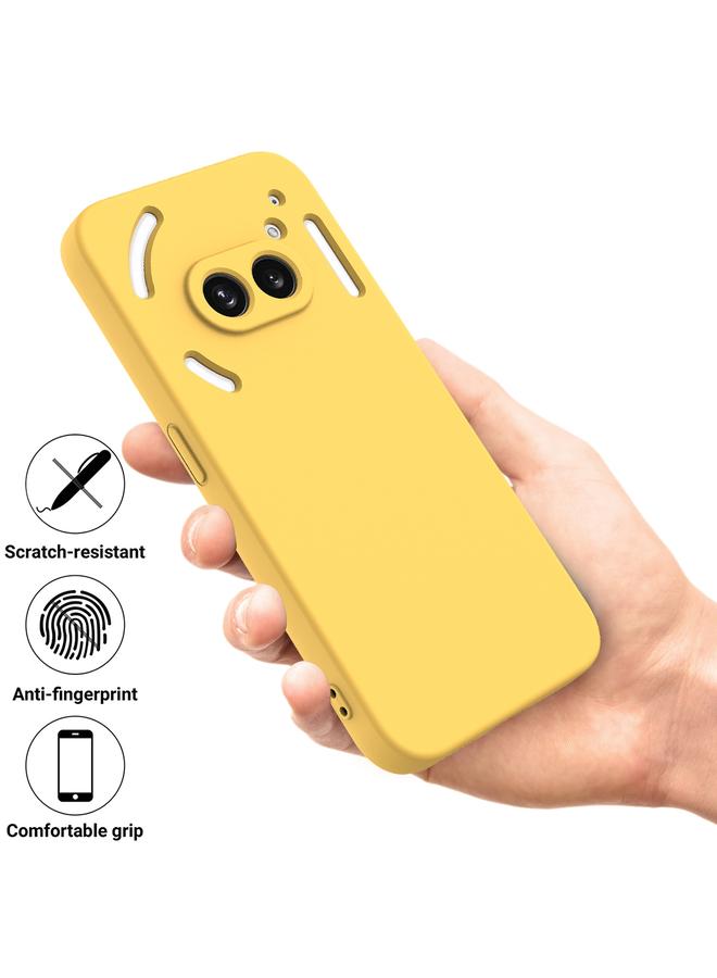 S-TOP Case For Nothing Phone 2a Pure Color Liquid Silicone Shockproof Phone Case - Image 2