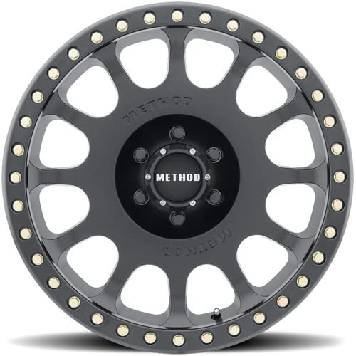 Method Race Wheels 105 Beadlock Matte Black 17x8.5" 6x5.5", 0mm offset 4.75" Backspace, MR10578560500B - Image 5