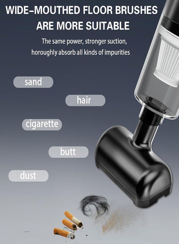 دي إم جي تك منظف هوائي لاسلكي، 2 في 1 منظف هوائي لاسلكي يدوي، شفط قوي 8000 باسكال، منظف هوائي لاسلكي قابل للطي، تنظيف لاسلكي صغير للمنازل، تنظيف السيارات ولوحة المفاتيح - Image 5
