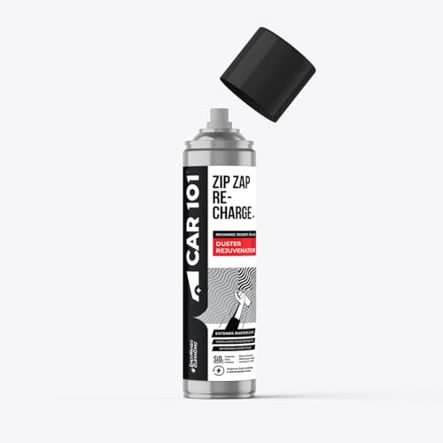CAR101 Zip Zap Recharge – Duster Recharge/Rejuvenator Spray | Restores Dust-Trapping Power with Ceramic Wax Infused | Easy Spray Application | Extends Duster Life | for Car & Bike Dusting Tools - Image 1