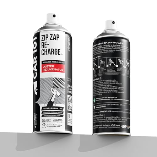 CAR101 Zip Zap Recharge – Duster Recharge/Rejuvenator Spray | Restores Dust-Trapping Power with Ceramic Wax Infused | Easy Spray Application | Extends Duster Life | for Car & Bike Dusting Tools - Image 2