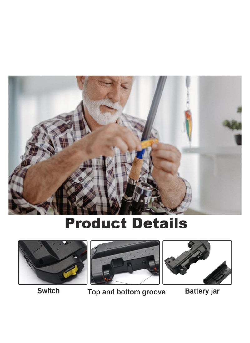 Generic - Electric Lure Professional Fishing Tool, Automatic Hook Tyer Machine Tyer Tying Device, Anti-Didselling Switch, Reflective Design, for Fishing Tools Accessories no Battery Line Spooling Accessories - Image 1