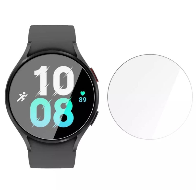 Dado حماية شاشة زجاجية مقسّاة مضادة للخدش لسامسونج جالاكسي ووتش 5 بحجم 44 مم - عبوة واحدة - Image 3