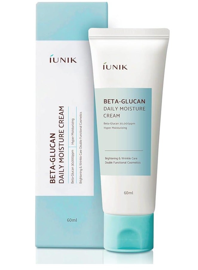 iUNIK Beta-Glucan Daily Moisture Cream 60ml - Image 1