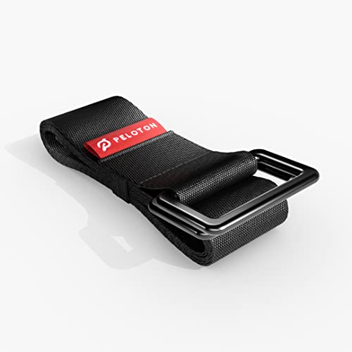 Peloton Yoga Strap | 6 ft. Adjustable and Durable Nylon Strap with Corrosion Resistant Zinc Alloy Rings for Stretching, Pilates, and Exercise, Black - Image 5