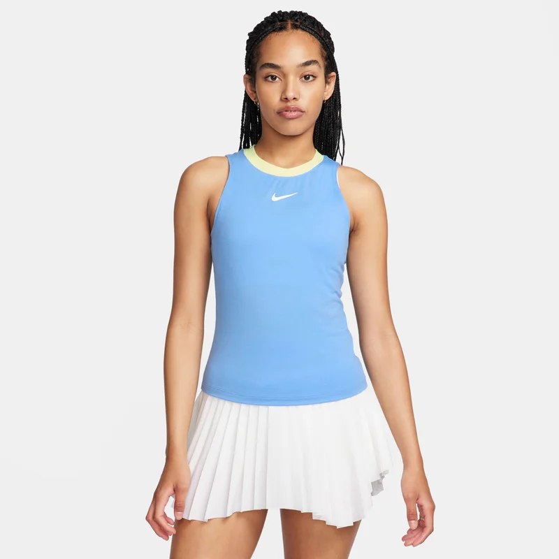 Nike Blue Women's Court Advantage Tank Top for Women | Best Price UAE