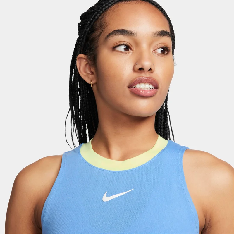 Nike Blue Women's Court Advantage Tank Top for Women | Best Price UAE