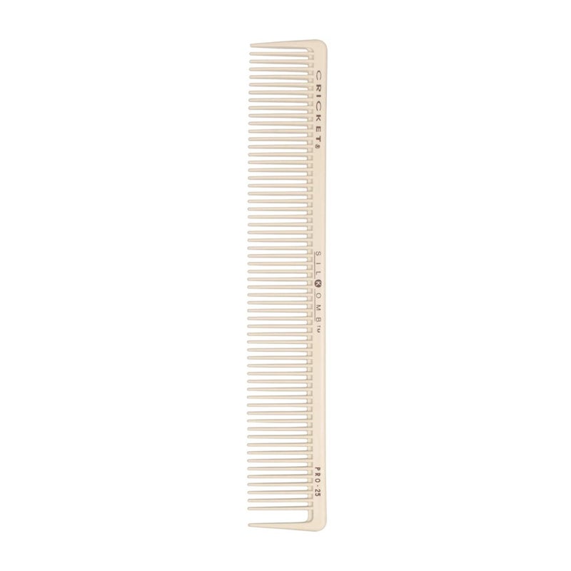 Cricket Silkomb Pro25 Multi Purpose Hair Cutting Comb SiliconeInjected Seamless Teeth with Dual Tooth Pattern for Precision Cutting Styling Ideal for All Hair Types