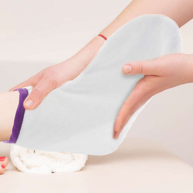 2 Pairs Wax Therapy Foot Covers Foot Skin Wax Foot Wraps - Image 3