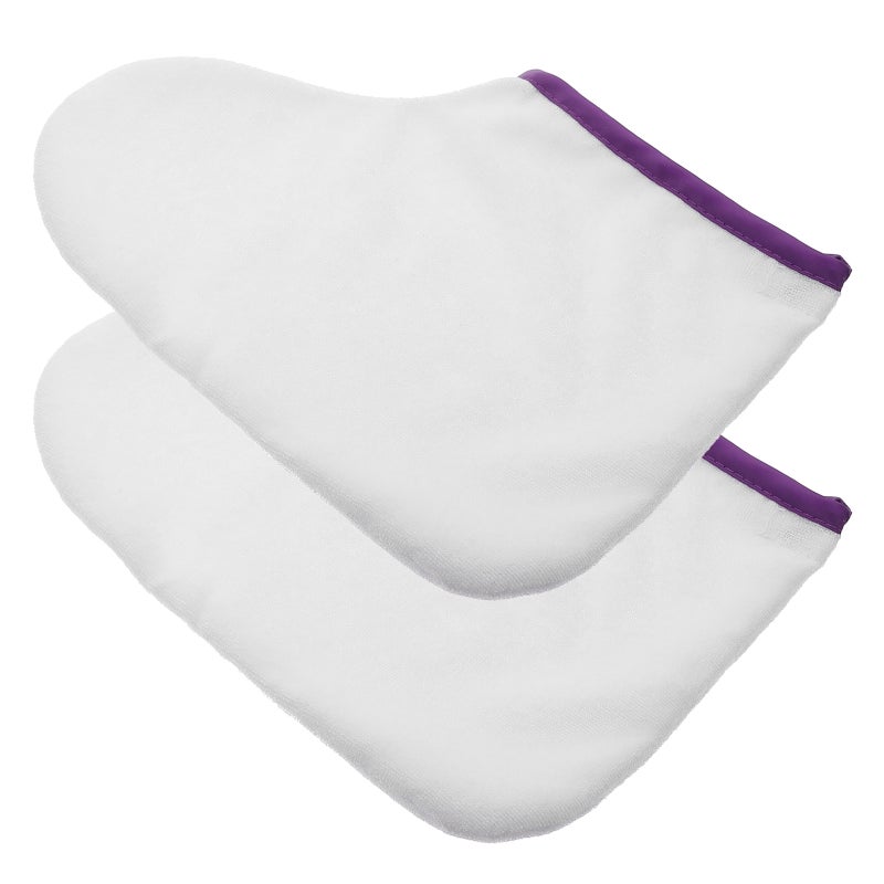 2 Pairs Wax Therapy Foot Covers Foot Skin Wax Foot Wraps - Image 2