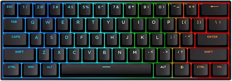 Hyekit x MCHOSE ACE 60 PRO 60 Wired Magnetic Switch Mechanical Gaming Keyboard Rapid Trigger Hall Effect Keyboard HyperFast Adjustable Actuation 8K Hz Polling Rate RGB HotSwap for PCMac Black - Image 2