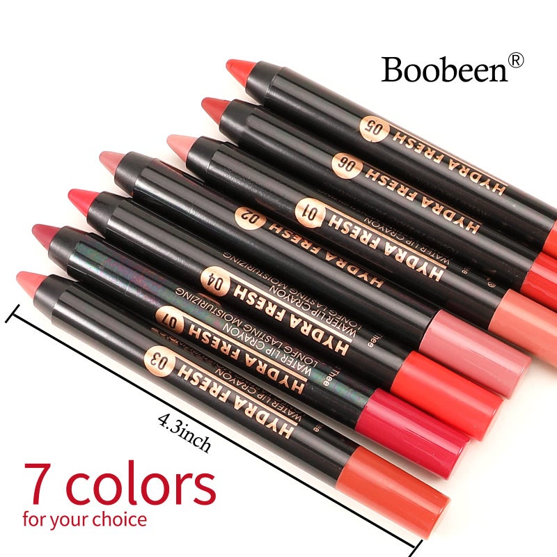 Boobeen Velvety Creamy Matte Lip Liner - Full Coverage High Pigment Waterproof Long Lasting Lipstick for Women, Matte Lip Color with Smooth Finish - Image 5