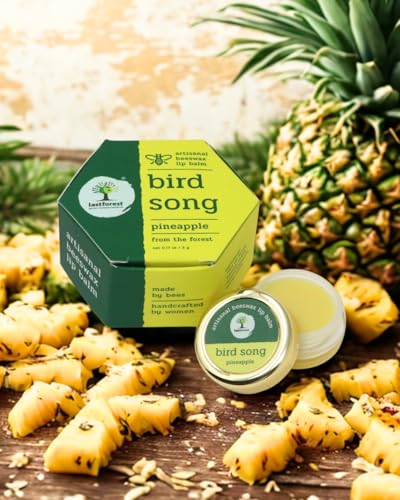 Last Forest Beeswax Lip Balm for Men & Women 5g, Non-sticky, 24 Hrs Lip Moisturizer For Dry And Chapped Lips, Nourish & Protect (Pineapple) - Image 2