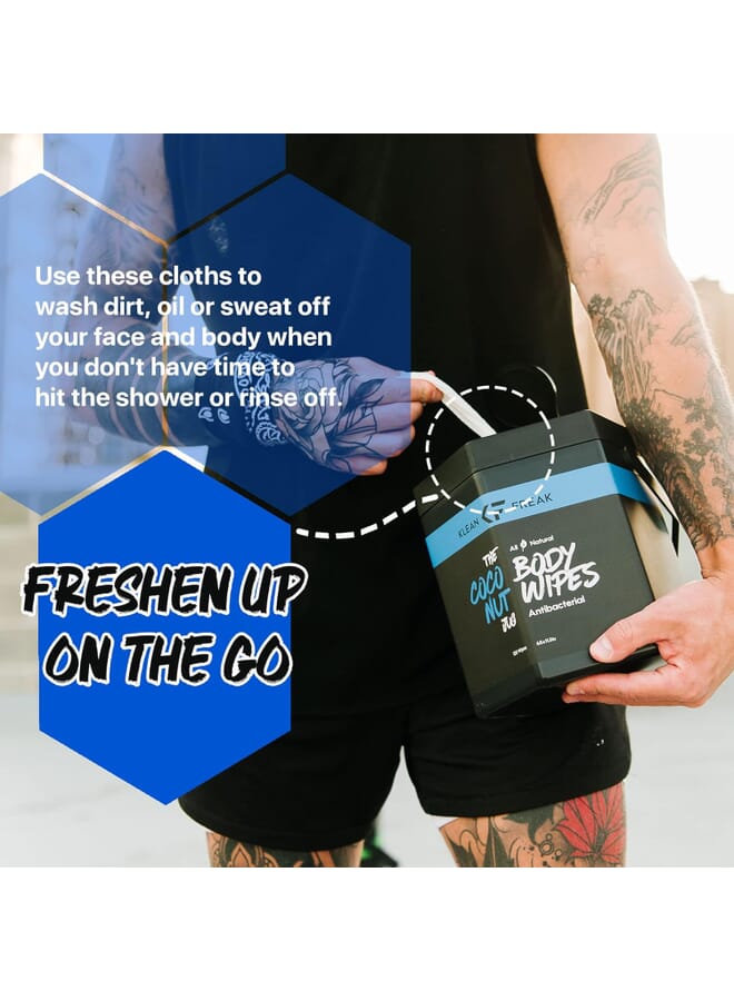 Klean Freak Body Wipes - The Jug - Coconut - Image 2