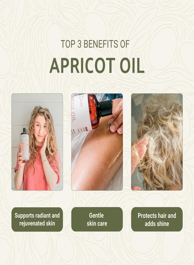 Nature Packaged Apricot Kernel Oil - Direct from Spain and Turkey - 100% Pure Carrier Oil for Hair, Face, and Skin - Cold-Pressed Carrier Oils - (16 oz) 2 Packs - Image 2