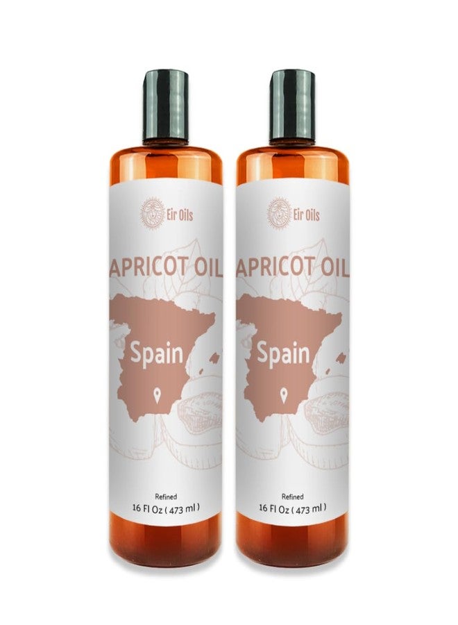 Nature Packaged Apricot Kernel Oil - Direct from Spain and Turkey - 100% Pure Carrier Oil for Hair, Face, and Skin - Cold-Pressed Carrier Oils - (16 oz) 2 Packs - Image 1