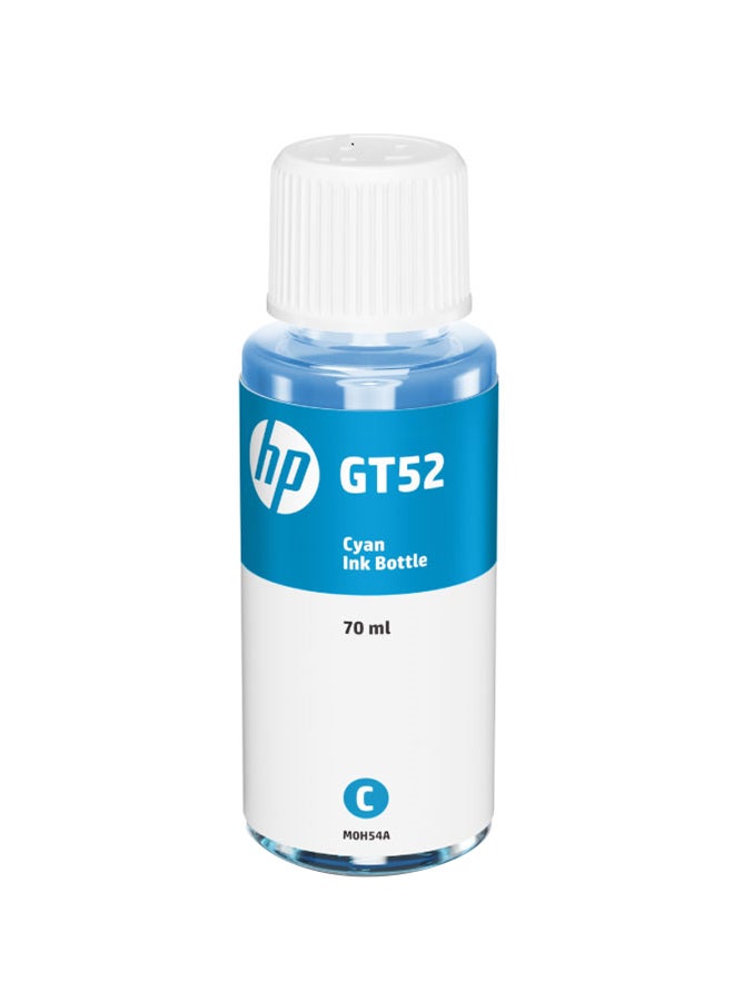 HP GT52 Ink Bottle Cyan - Image 1