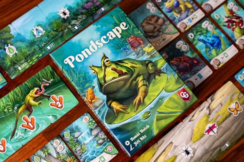 Capstone Games Pondscape Cozy Family Strategy Card Game for Kids and Adults for 14 Players Ages 8 Family Games Night Essential - Image 5