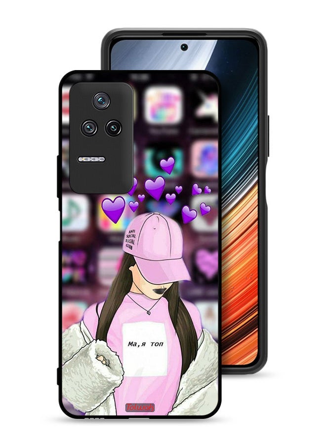 Tolwak - Xiaomi Poco F4 Protective Case Cover Anti Social Club - Image 1