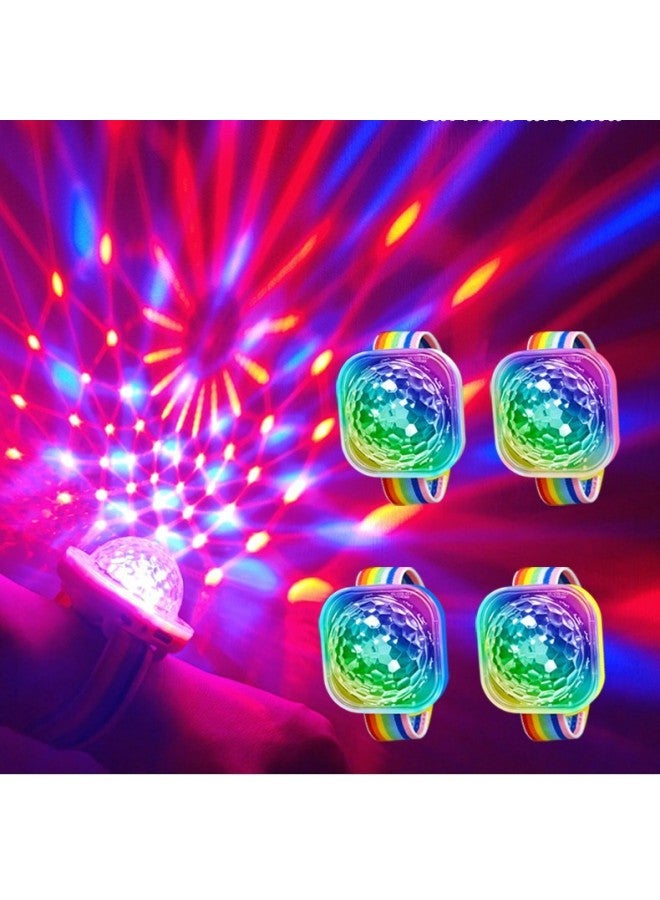 Wrist Lights Smurf USB Lights 5V Rechargeable Wearing Lights Car Supplies Car Suction Cup Watch Atmosphere Lights-Color:White - Image 1