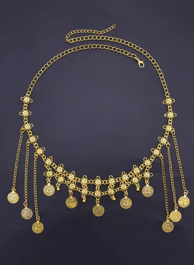Take Two Golden Coin Hair Adornment