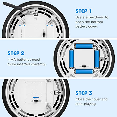 Toyk Hover Soccer Ball Boy Toy Air Powered Floating Hover Soccers with LED Light Kids Training Soccer Ball Indoor Outdoor Game Birthday Gifts for Age 3 4 5 6 7 810 Years Old Boys Girls - Image 5
