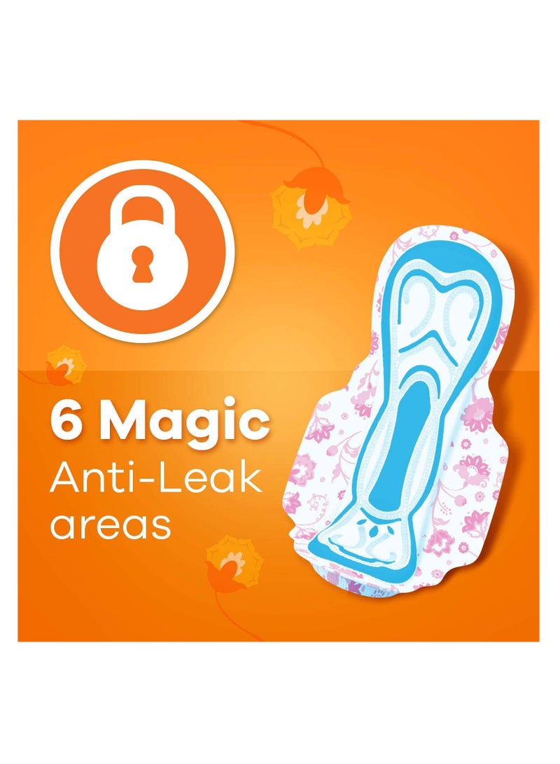 Whisper فوط صحية ويذر تشويس مع أجنحة للنساء، XL، 40 فوطة - Image 3