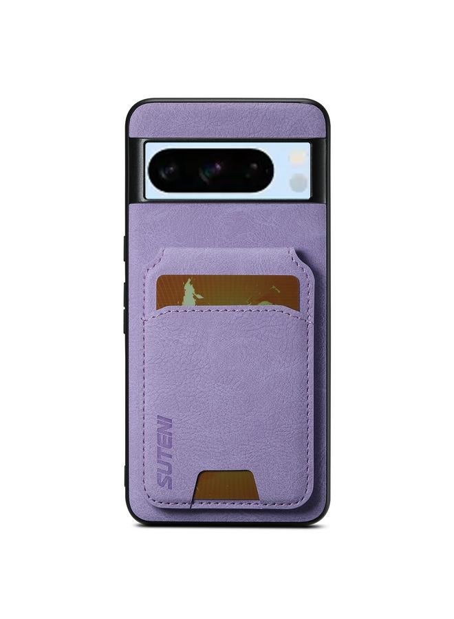 Suteni Case For Google Pixel 8 Pro H02 Litchi Leather Card Wallet Stand Back Phone Case - Image 1
