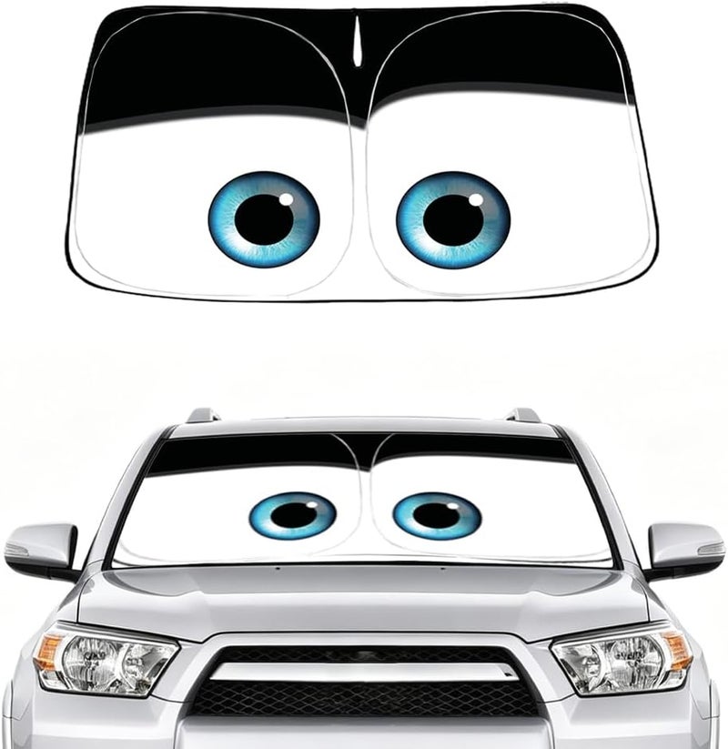 Güvenç غطاء شمسي للزجاج الأمامي من لتويوتا 4Runner 2010-2023 2024 2025 2026، SR5، Trail، TRD (Off-Road، Premium، Pro) Limited، ملحقات ظلال أمامية للزجاج الأمامي، واقي من الحرارة والأشعة فوق البنفسجية (4 Runner) - Image 1