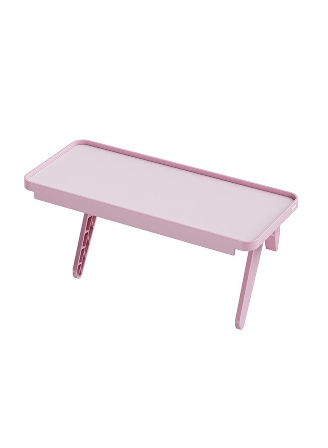 Pixio 12 inch Pink Monitor Storage Top Shelf - Adjustable Platform, Universal Fit, Holds Up to 13lbs, Works on TV, Flat, Curved Monitors, Storage for Webcams, Clocks, Phone, Figures - Image 1