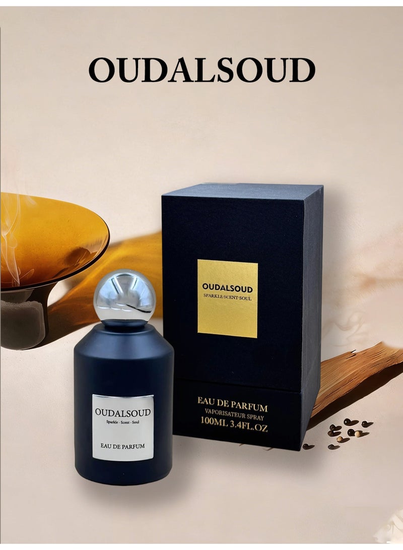 أود أل سعود وايت مسك ١٠٠ مل ماء عطر / عطر زهري خشبي / تركيز العطر ٤٠٪ - يدوم العطر على الملابس لمدة ١٢ ساعة، وعلى البشرة لمدة ٨ ساعات / للرجال والنساء / مثالي للمكتب، والمواعيد، وتقديم الهدايا - Image 1