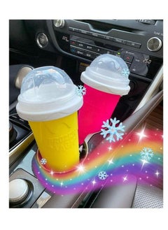 Generic Slushy Cup Slushie Cup Slushy Maker Cup With Lids And Straws Quick Frozen Magic Squeeze Cup Double Layer Slush Cup Squeeze For Kids Homemade Summer DIY Milk Shake Ice Cream Maker  - Image 3