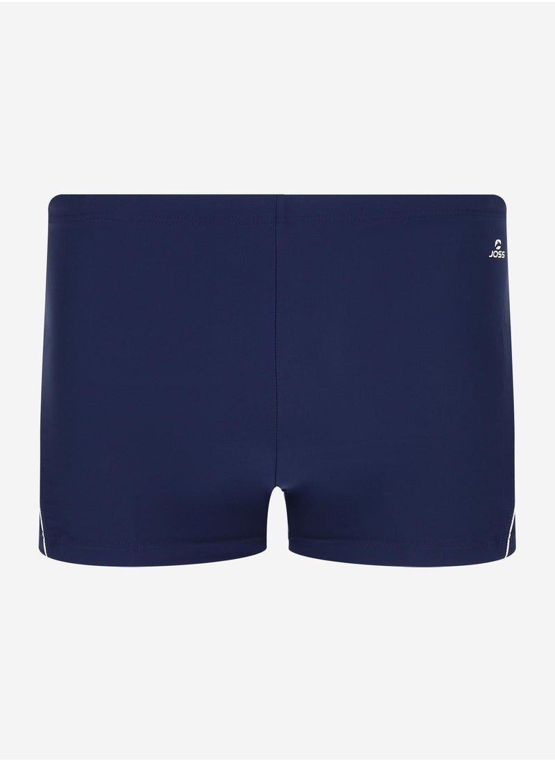 Joss Joss Men's Swimming Trunks-Shorts Blue/Light Blue – Creora Highclo Fibers, Chlorine-Resistant, Adjustable Waistband for Comfort & Durability  - Image 5