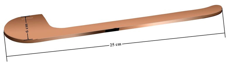 plantex Plantex Smero Pure Brass Napkin Holder/Ring/Hand Napkin Holder for Wash Basin/Bathroom Accessories - Smart(PVD Rose Gold)  - Image 4