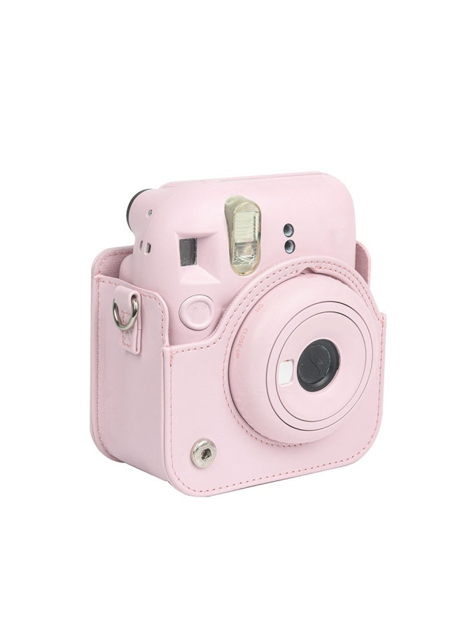 Generic Suitable For Fuji Polaroid Mini 12 Solid Color Camera Bag Digital Camera Fitted Storage Protective Case Crossbody Bag-Color:Jasmine White (opp Bag)  - Image 3