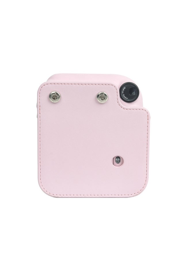 Generic Suitable For Fuji Polaroid Mini 12 Solid Color Camera Bag Digital Camera Fitted Storage Protective Case Crossbody Bag-Color:Jasmine White (opp Bag)  - Image 4