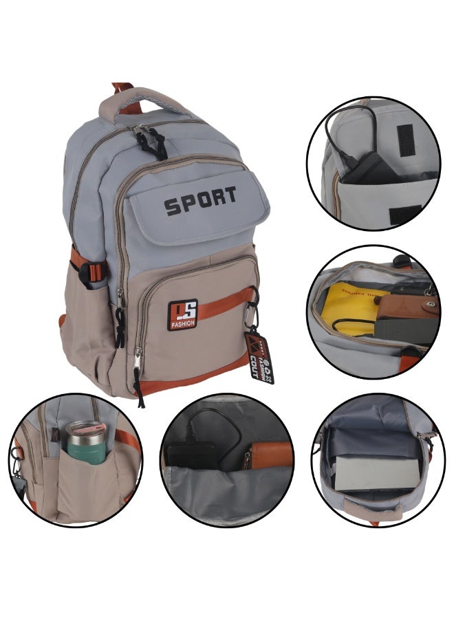 A backpack suitable for work, college, and school. A laptop backpack. A university student backpack. An everyday bag. - Image 5