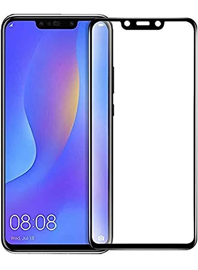 vesus Nova 3I Screen Protector, 9H Hardness Hd Tempered Glass Protector For (P Smart) Smartphone, Black