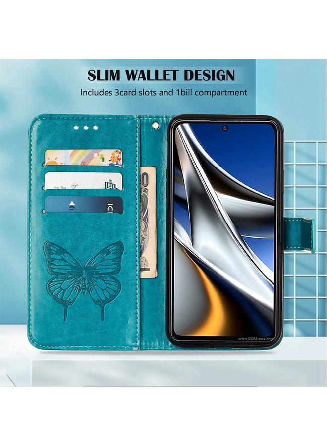 Zaboon Case For Infinix Zero X / Zero X Pro Embossed Butterfly Leather Phone Case - Image 4