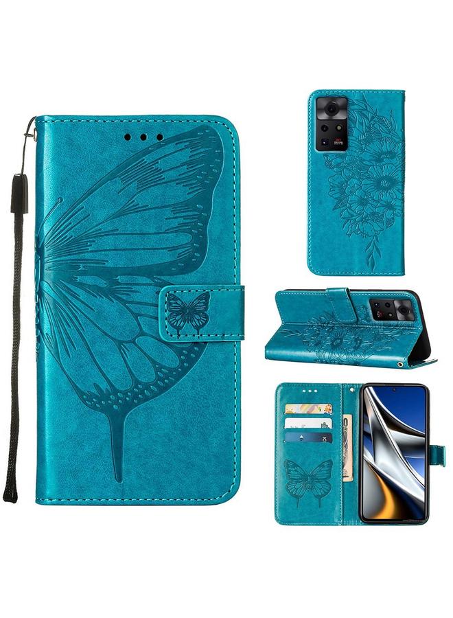 Zaboon Case For Infinix Zero X / Zero X Pro Embossed Butterfly Leather Phone Case - Image 1